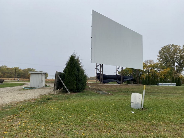Tiffin Drive-In Theater - New Screen (newer photo)